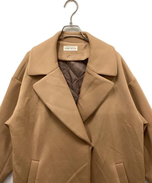 SUM1 STYLE（スミスタイル）SUM1 STYLE (スミスタイル) ライナー付き/シンプルロングコート ベージュ サイズ:FREEの古着・服飾アイテム