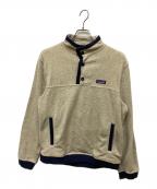 Patagoniaパタゴニア）の古着「Shearling Button Pullover/シアーリングボタンプルオーバー」｜アイボリー