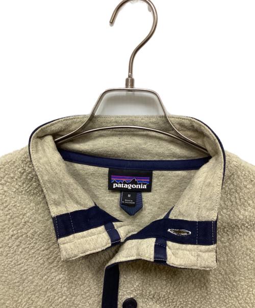 Patagonia（パタゴニア）Patagonia (パタゴニア) Shearling Button Pullover/シアーリングボタンプルオーバー アイボリー サイズ:Mの古着・服飾アイテム