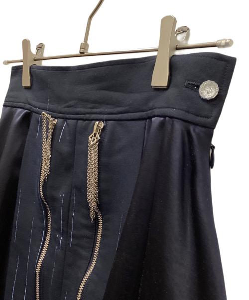 hazama（ハザマ）hazama (ハザマ) 星降るるミニスカート ネイビー サイズ:Sの古着・服飾アイテム