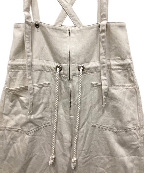 JOHNBULL（ジョンブル）JOHNBULL (ジョンブル) SUSPENDER MARINE PANTS/サスペンダーマリンパンツ アイボリー サイズ:Sの古着・服飾アイテム