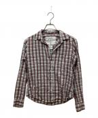 Frank&Eileenフランクアンドアイリーン）の古着「チェックシャツ」｜ブラウン×グレー