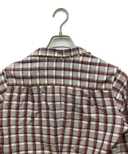 Frank&Eileen（フランクアンドアイリーン）Frank&Eileen (フランクアンドアイリーン) チェックシャツ ブラウン×グレー サイズ:XSの古着・服飾アイテム