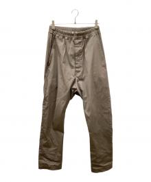 RICK OWENS（リックオウエンス）の古着「DRAWSTRING LONG/ドローストリングロング」｜グレー