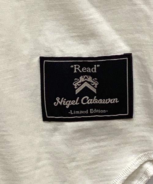NIGEL CABOURN（ナイジェルケーボン）NIGEL CABOURN (ナイジェルケーボン) BIOGRAPHY BOOK TEE/バイオグラフィーブックティー アイボリー サイズ:48の古着・服飾アイテム