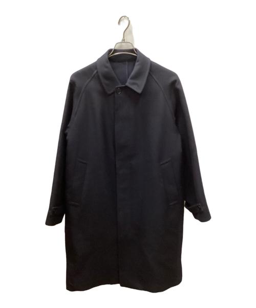 JOHN SMEDLEY（ジョンスメドレー）JOHN SMEDLEY (ジョンスメドレー) ダブルクロスバルマカーンコート ネイビー サイズ:1の古着・服飾アイテム