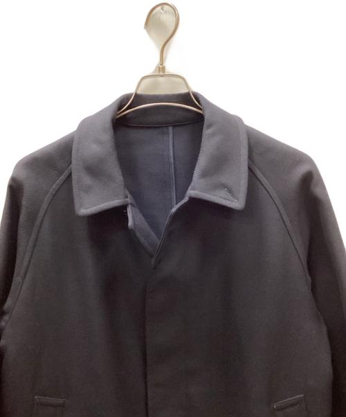 JOHN SMEDLEY（ジョンスメドレー）JOHN SMEDLEY (ジョンスメドレー) ダブルクロスバルマカーンコート ネイビー サイズ:1の古着・服飾アイテム