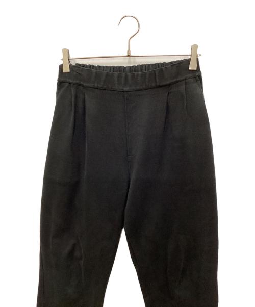BLUE BLUE（ブルーブルー）BLUE BLUE (ブルーブルー) スーパーヘビーテンジク 2タック テーパードパンツ ブラック サイズ:3の古着・服飾アイテム