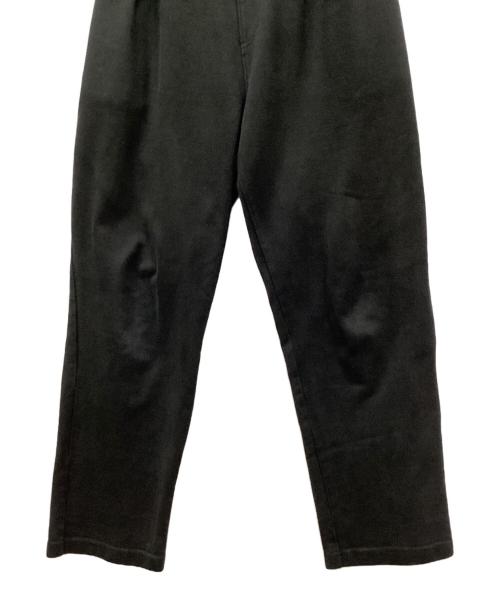 BLUE BLUE（ブルーブルー）BLUE BLUE (ブルーブルー) スーパーヘビーテンジク 2タック テーパードパンツ ブラック サイズ:3の古着・服飾アイテム