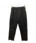 BLUE BLUE（ブルーブルー）の古着「スーパーヘビーテンジク 2タック テーパードパンツ」｜ブラック