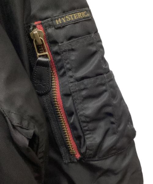 Hysteric Glamour（ヒステリックグラマー）Hysteric Glamour (ヒステリックグラマー) フライトジャケット ブラック サイズ:Mの古着・服飾アイテム