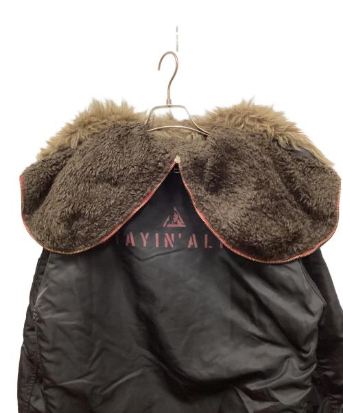 Hysteric Glamour（ヒステリックグラマー）Hysteric Glamour (ヒステリックグラマー) フライトジャケット ブラック サイズ:Mの古着・服飾アイテム