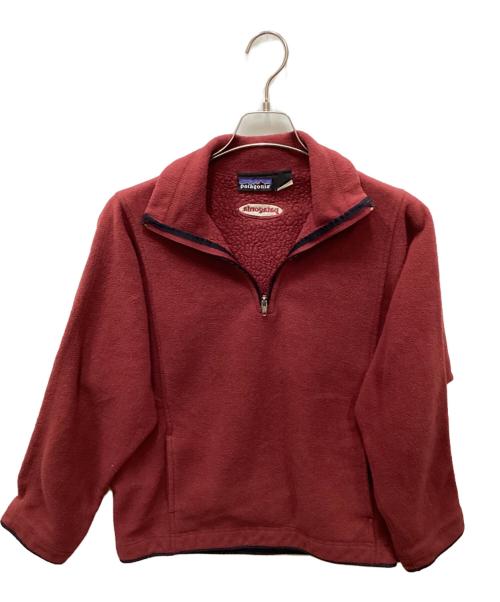 Patagonia（パタゴニア）Patagonia (パタゴニア) フリースプルオーバージャケット レッド サイズ:Mの古着・服飾アイテム