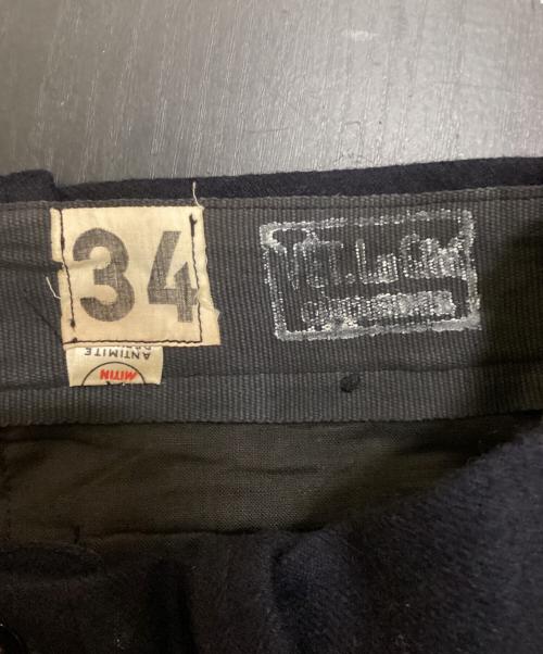 フランス軍（フランスグン）フランス軍 (フランス軍) ウールトラウザー ネイビー サイズ:34の古着・服飾アイテム