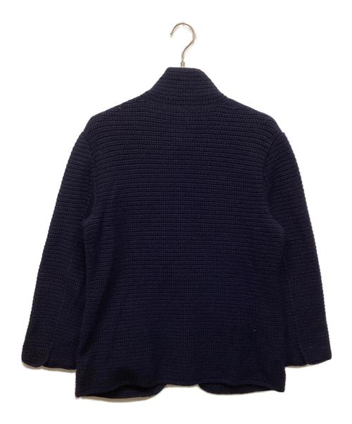 DRESSTERIOR（ドレステリア）DRESSTERIOR (ドレステリア) ニット3Bジャケット ネイビー サイズ:記載無しの古着・服飾アイテム
