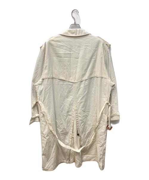 Burberry's（バーバリーズ）Burberry's (バーバリーズ) トレンチコート ホワイト サイズ:記載なし(実寸参照)の古着・服飾アイテム