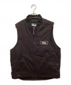 FIRST DOWNファーストダウン）の古着「難燃ダックベスト」｜ブラック