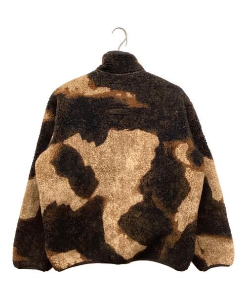 SUPREME（シュプリーム）SUPREME (シュプリーム) THE NORTH FACE (ザ ノース フェイス) Bleached Denim Print Fleece Jacket ブラック サイズ:Sの古着・服飾アイテム