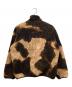 SUPREME (シュプリーム) THE NORTH FACE (ザ ノース フェイス) Bleached Denim Print Fleece Jacket ブラック サイズ:S：35000円