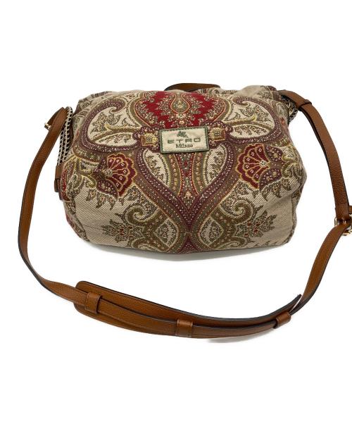 ETRO（エトロ）ETRO (エトロ) 2WAYショルダーバッグ ベージュの古着・服飾アイテム