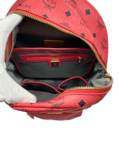 MCM（エムシーエム）MCM (エムシーエム) サイドスタッズバックパック ピンクの古着・服飾アイテム