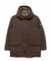 PAPAS PLUS（パパスプラス）の古着「ダウンコート」｜ブラウン