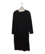 Christian Diorクリスチャン ディオール）の古着「パネル切替ニットワンピース」｜ブラック
