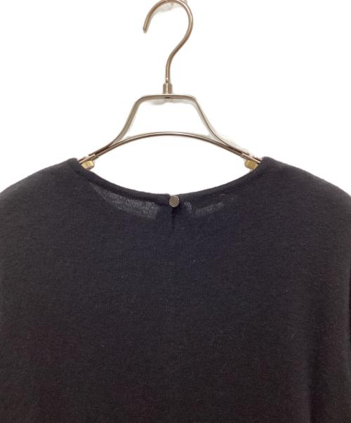 Christian Dior（クリスチャン ディオール）Christian Dior (クリスチャン ディオール) パネル切替ニットワンピース ブラック サイズ:Mの古着・服飾アイテム