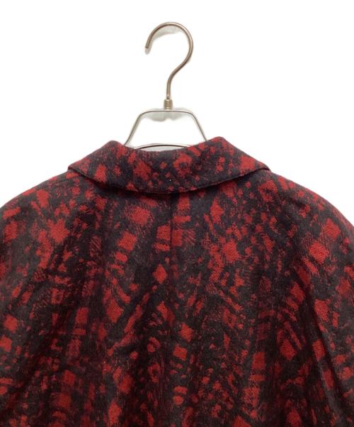 Christian Dior（クリスチャン ディオール）Christian Dior (クリスチャン ディオール) 3Bジャガードテーラードジャケット レッド サイズ:表記無の古着・服飾アイテム