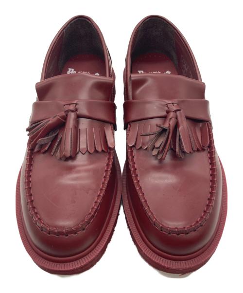 Dr.Martens（ドクターマーチン）Dr.Martens (ドクターマーチン) Gosha Rubchinskiy (ゴーシャラブチンスキー) タッセルローファー レッド サイズ:25の古着・服飾アイテム