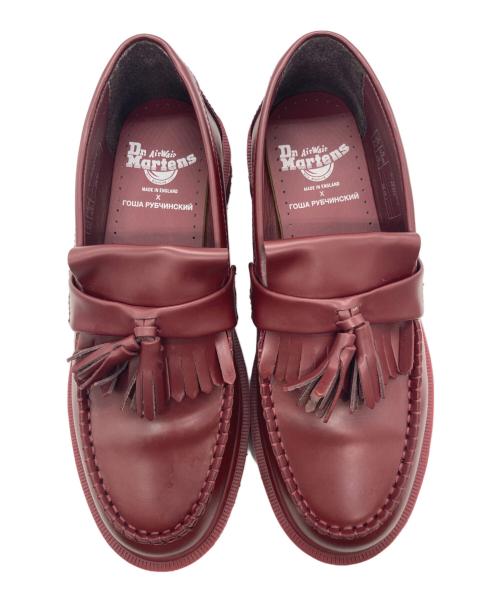 Dr.Martens（ドクターマーチン）Dr.Martens (ドクターマーチン) Gosha Rubchinskiy (ゴーシャラブチンスキー) タッセルローファー レッド サイズ:25の古着・服飾アイテム