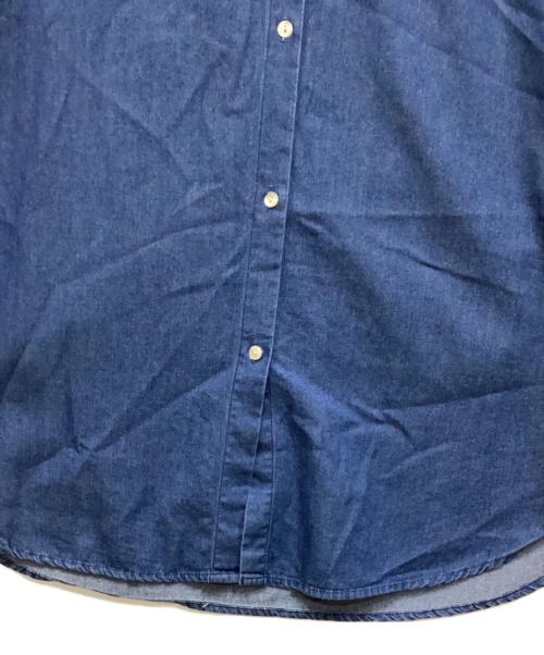 ne quittez pas（ヌキテパ）ne quittez pas (ヌキテパ) 刺繍シャツワンピース インディゴ サイズ:Freeの古着・服飾アイテム