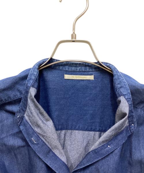 ne quittez pas（ヌキテパ）ne quittez pas (ヌキテパ) 刺繍シャツワンピース インディゴ サイズ:Freeの古着・服飾アイテム