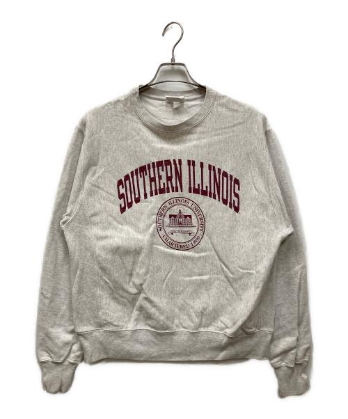 Champion REVERSE WEAVE（チャンピオン リバース ウィーブ）Champion REVERSE WEAVE (チャンピオン リバース ウィーブ) カレッジロゴリバースウィーブスウェット グレー サイズ:Mの古着・服飾アイテム