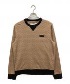 COACHコーチ）の古着「クルーネックスウェット」｜ブラウン