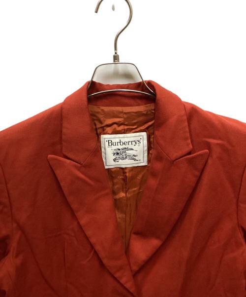 Burberry's（バーバリー）Burberry's (バーバリーズ) テーラードジャケット レッド サイズ:表記なし(実寸をご確認ください)の古着・服飾アイテム