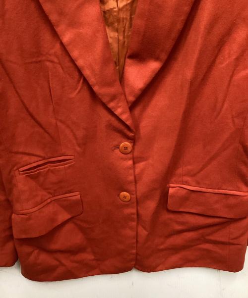 Burberry's（バーバリー）Burberry's (バーバリーズ) テーラードジャケット レッド サイズ:表記なし(実寸をご確認ください)の古着・服飾アイテム