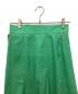 中古・古着 TOMORROW LAND (トゥモローランド) クリスプクロス アシンメトリーロングプリーツスカート グリーン サイズ:36：4000円