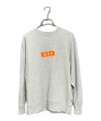 GOD SELECTION XXXゴッドセレクショントリプルエックス）の古着「ロゴスウェット」｜グレー
