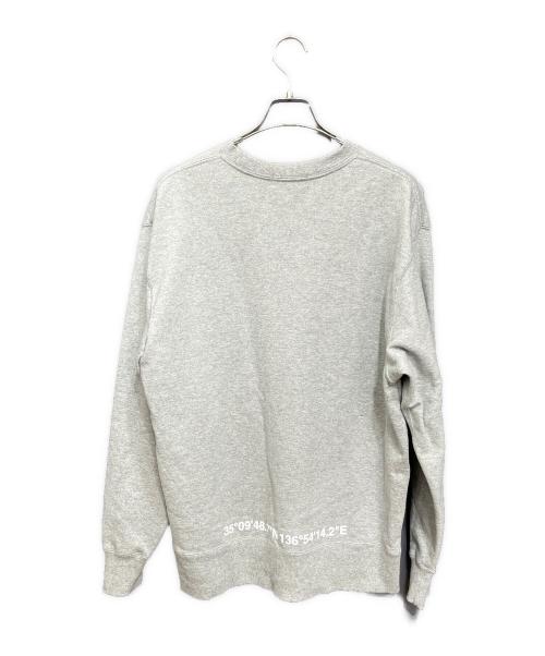 GOD SELECTION XXX（ゴッドセレクショントリプルエックス）GOD SELECTION XXX (ゴッドセレクショントリプルエックス) ロゴスウェット グレー サイズ:Lの古着・服飾アイテム