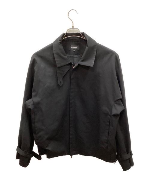 ATTACHMENT（アタッチメント）ATTACHMENT (アタッチメント) ウールギャバジンフライトジャケット ブラック サイズ:3の古着・服飾アイテム