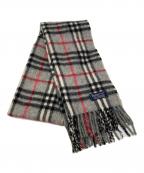 Burberry'sバーバリー）の古着「カシミヤマフラー」｜グレー