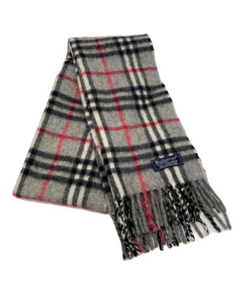 Burberry's（バーバリー）Burberry's (バーバリーズ) カシミヤマフラー グレーの古着・服飾アイテム
