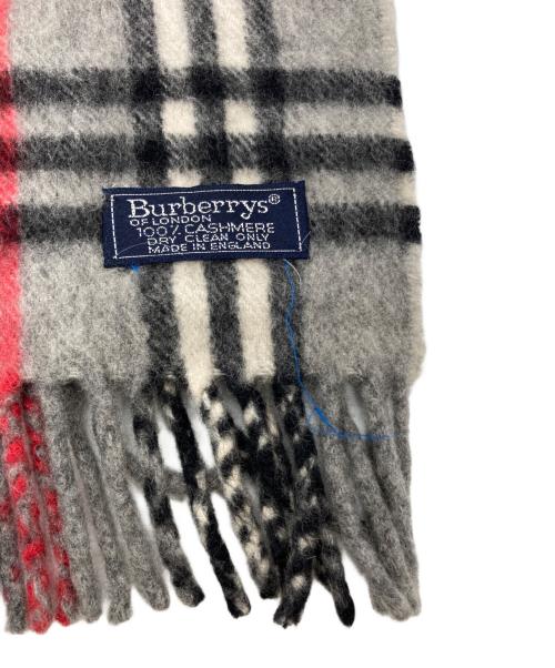 Burberry's（バーバリー）Burberry's (バーバリーズ) カシミヤマフラー グレーの古着・服飾アイテム