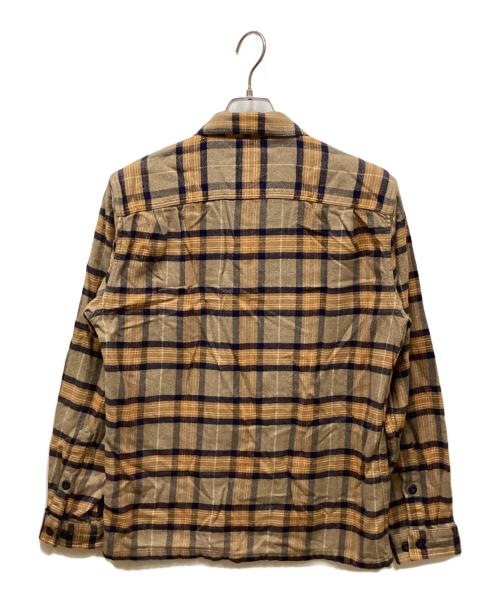 Patagonia（パタゴニア）Patagonia (パタゴニア) フィヨルドフランネルシャツ ベージュ サイズ:Sの古着・服飾アイテム