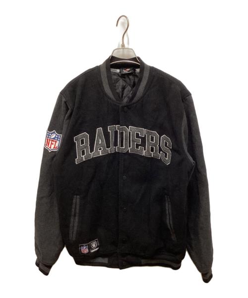 NFL（エヌエフエル）NFL (エヌエフエル) チームロゴスタジャン ブラック サイズ:Mの古着・服飾アイテム