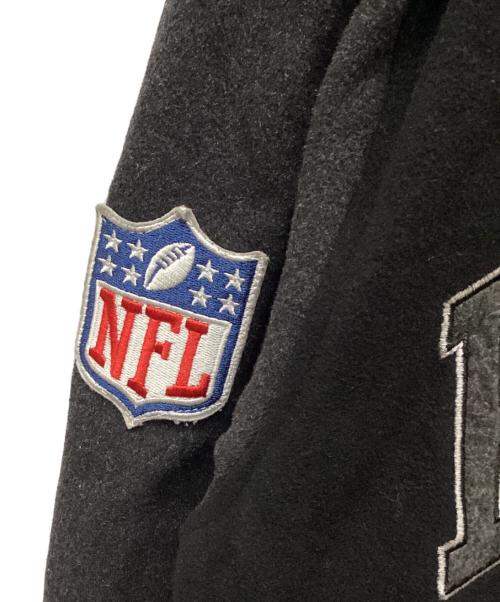 NFL（エヌエフエル）NFL (エヌエフエル) チームロゴスタジャン ブラック サイズ:Mの古着・服飾アイテム
