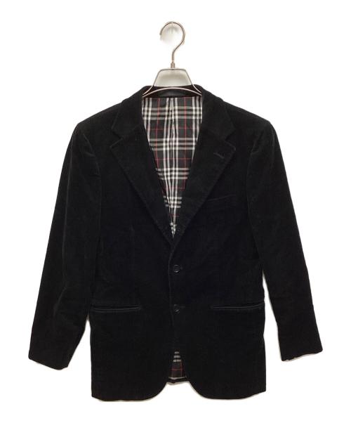 BURBERRY BLACK LABEL（バーバリーブラックレーベル）BURBERRY BLACK LABEL (バーバリーブラックレーベル) コーデュロイジャケット ブラック サイズ:Sの古着・服飾アイテム