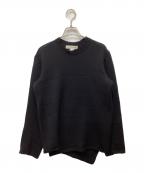 COMME des GARCONS SHIRTコムデギャルソンシャツ）の古着「アシメニット」｜ブラック