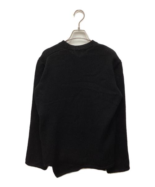 COMME des GARCONS SHIRT（コムデギャルソンシャツ）COMME des GARCONS SHIRT (コムデギャルソンシャツ) アシメニット ブラック サイズ:Sの古着・服飾アイテム